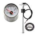 thumbnail image 1 of 52mm Fuel Level Gauge Car Meter Oil Tank Indicator With Red Color Backlight For Fuel Level Sensor 150/200/250/275/300mm 0-190ohm ,Easy Setup, 1 of 7