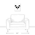 thumbnail image 3 of Creative Products Panda Face 11x14 Canvas Wall Art, 3 of 5