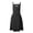 Black, variant on Eqslft Cotton Linen Apron Cross Back Work Apron,Solid Color Halter Bandage Aprons with Pockets,Pinafore Dress X Cross Halter Apron for Chef Gardening(Black)