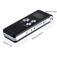 thumbnail image 5 of Multifunctional Rechargeable 8GB 650HR Digital Audio Voice Recorder Dictaphone MP3 Player, 5 of 8