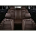 thumbnail image 3 of Car Seat Covers Full Set Waterproof Faux Leather Car Seat Protector, Front Rear Seat Protector Black Seat Covers, Luxury Vehicle Seat Cushion Protector Full Set Interior Accessories, 3 of 12