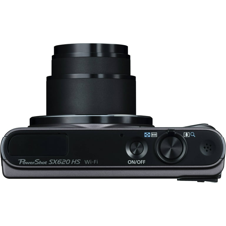 Canon PowerShot SX620 HS Digital Camera (Black) with Essential