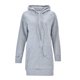 thumbnail image 3 of Gibobby Sudadera de terciopelo con cremallera Sudadera con capucha de manga larga con cuello en V acanalado de longitud media de color sólido casual para mujer （Gris， S), 3 of 5