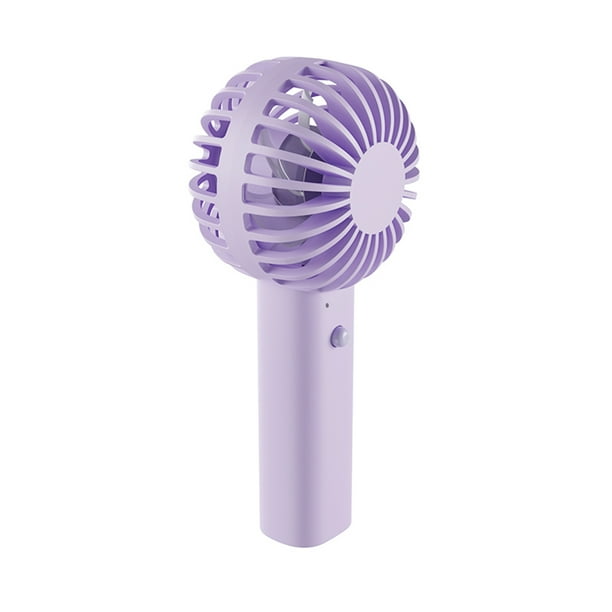 Advancent Ventilador recargable portátil con control de viento de tres velocidades y batería potente, compacto y práctico Electrodomésticos Aurora Púrpura