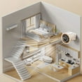thumbnail image 3 of Dsscvnef 100 Turbine Ventilateur Circulant Vitesses, Rechargeable, Affichage Numérique, Mural, 3 of 8