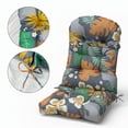 thumbnail image 5 of SHANNA 2 Pack Rocking Chair Cushion, Waterproof and Fade-Resistant Patio Chair Cushions, Non-Slip Indoor Rocking Chair Cushion with Ties, Thicken Chair Pads for Adirondack, 44"x20"x4", 5 of 11