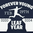 thumbnail image 3 of CafePress - Forever Young Feb 29Th Leap Year T Shirt - Women's Traditional Fit Dark T-Shirt, 3 of 4