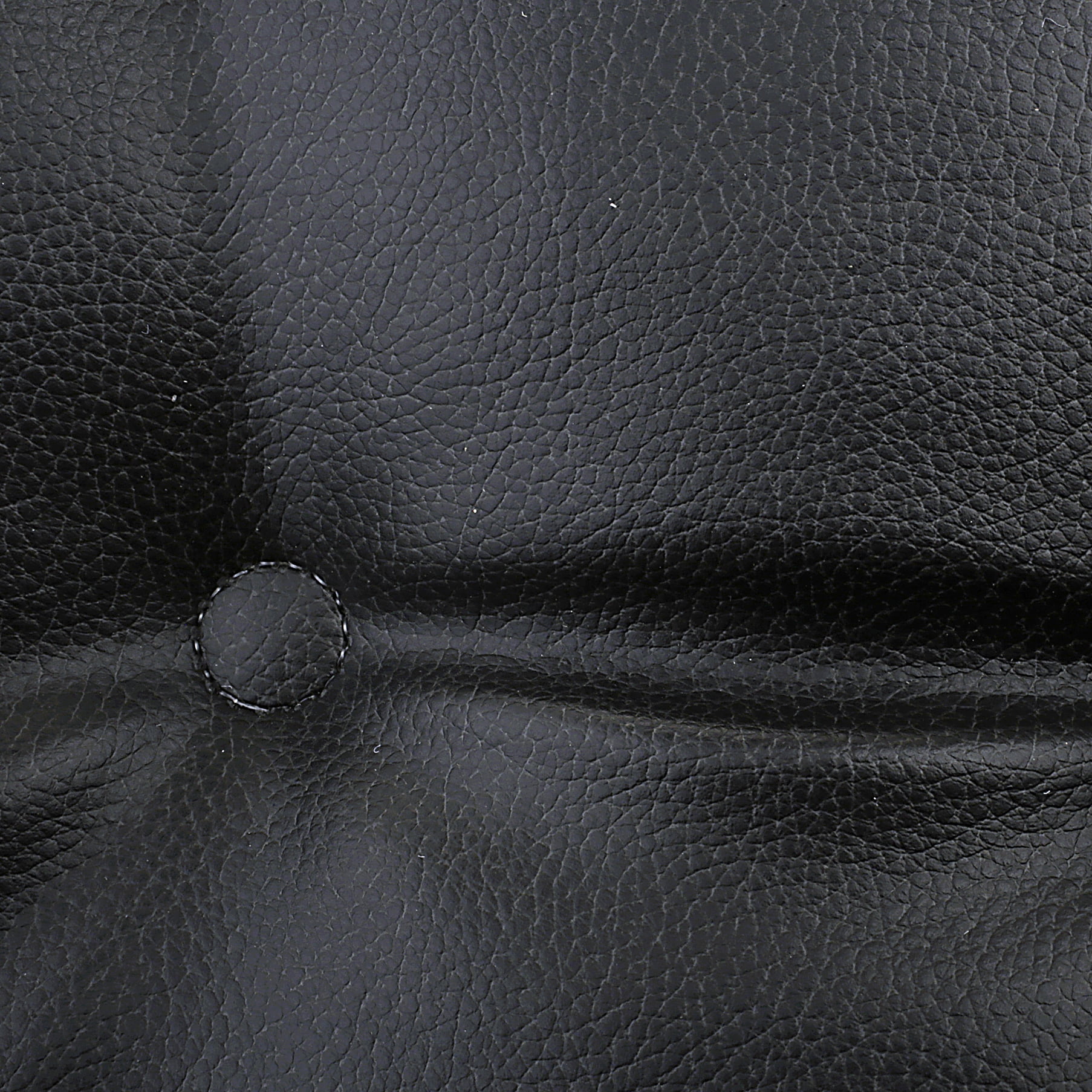 Black leather chair cushions hot sale