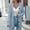 Blue, variant on Sentmoon Womens Lightweight Jackets Oversized V Neck Long Sleeve Womens Cardigan Button up Loose Knitted Sweater Blazer for Women 2025 Fall and Winter for Wedding Guest Sweater Red S