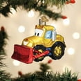 thumbnail image 5 of Old World Christmas Glass Blown Bright-Eyed Bulldozer Ornament, 3.5", 5 of 5