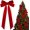 Bright Red*10, variant on 26x42 Inch Super Big Red Christmas Tree Topper Bow, 2026 New Tree Topper Bow for Party Decoration, Large Red Bow for Room Door Wall Decor, Huge Smooth Satin Bow for Gift