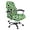 Four Leaf Clover Spots Cow Print Green, variant on SCRAWLGOD Seals Lemon Spots Leaf Blue Breathable Cover for Office Chair Seat Scratch Resistant Comfortable Rotating Chair Cover Non-Slip Removable Desk Chair Seat Protector, S