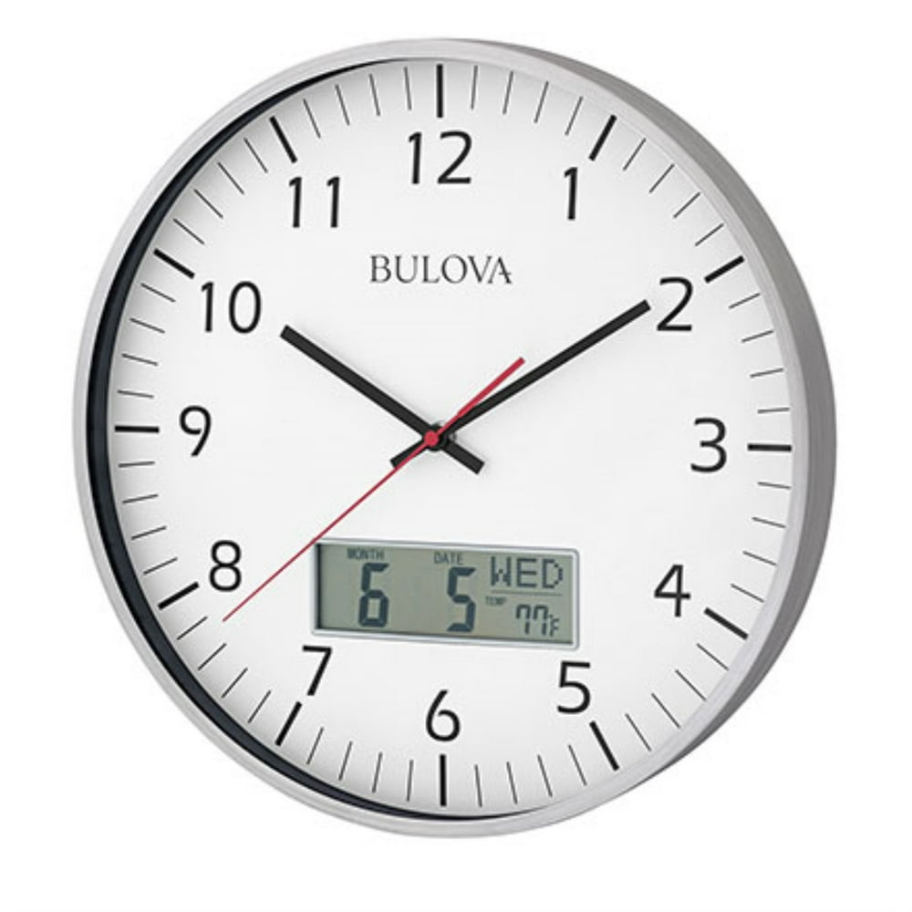 Bulova C4810 Manager Oversized wall Clock - Walmart.com - Walmart.com
