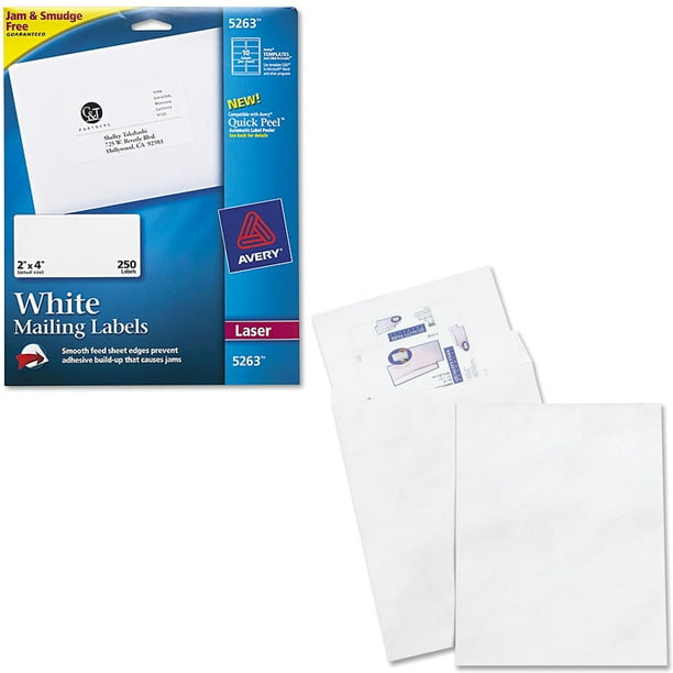 Avery Laser Shipping Labels with TrueBlock Technology, White 2