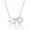 Letter D, variant on Hello Kitty Sliding Enamel Pave Initial Necklace - Letter F