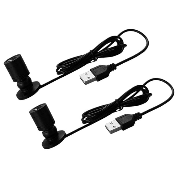 Hemoton 2Pcs LED Small Spotlight for Jewelry Cabinet and Jewelry Display