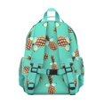 thumbnail image 3 of Pineapple Theme Travel Backpack, Waterproof Lightweight School Bag with Buckle, Spacious Multi-Compartment Gift Pack for Study, 3 of 6