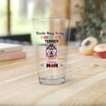 thumbnail image 2 of Kinda Busy Being Kindergarten Teacher and Siberian Husky Mom 16oz Pint Beer Glass Mug Husky Dog Lover Gifts Beer Glasses Cup - 02005, 2 of 5