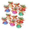 thumbnail image 4 of Raindrops 12Pcs Christmas Tree Decoration Jingle Bells in 1.61x1.61 inch Assorted Color and Bright Colors, 4 of 8