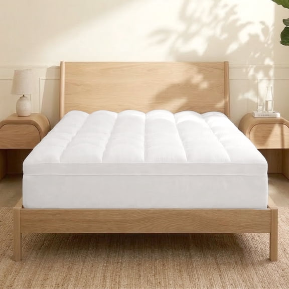 Nestl Queen Mattress Topper, Extra Thick Cooling Mattress Pad, Fits up to 18” Mattress
