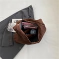 thumbnail image 4 of VFUX - Bolsa de gamuza para mujer, bolsas de trabajo, bolsa de trabajo, bolsa de hobo para oficina, otoño, gamuza, Café, 4 of 5