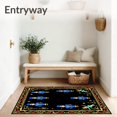 thumbnail image 3 of ODIKA 8'x10' Machine Washable Non-Slip Area Rug, Enchanted Nutcracker Ballet Protective Backing High Traffic Rug with Pad, Black, 624604, 3 of 8