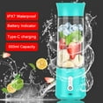 thumbnail image 2 of Coofit Travel Portable Blender Small Handheld Electric Personal Juicer Juice Blender, 2 of 10