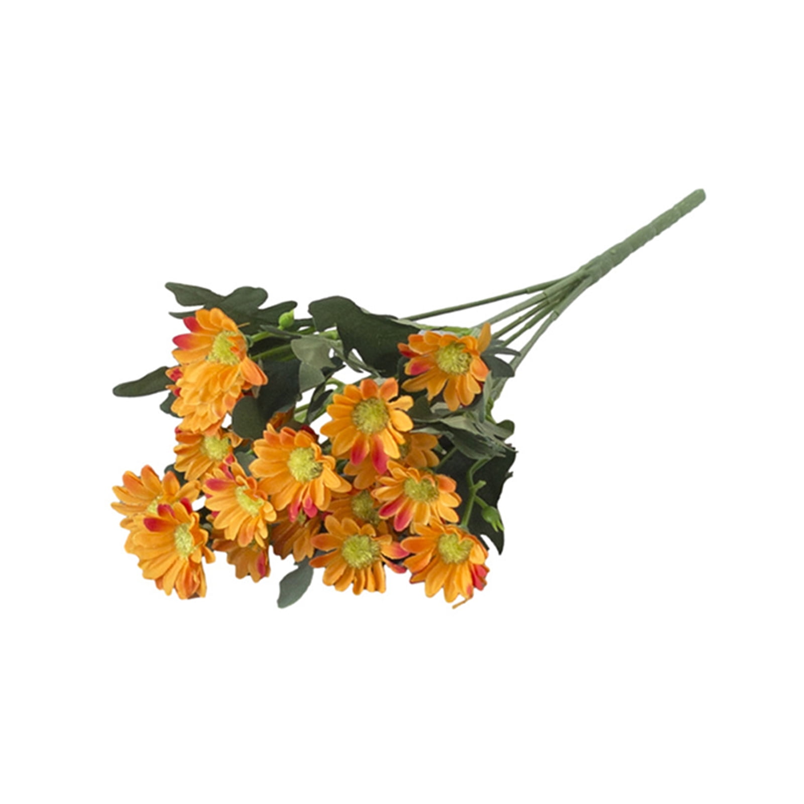 Daisies Artificial Flowers, Fake Colorful Daisy Plant Bouquet for Home