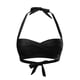 thumbnail image 5 of Prolriy Bikini Top para Mujer, Top de Bikini con Cordones, Top de Baño Push Up, Traje de Baño Retro, Top de Traje de Baño Acolchado, Sujetadores de Baño para Mujer, Negro, L, 5 of 7