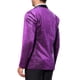 thumbnail image 3 of CHAQUETA DE TRAJE CHIC PARA HOMBRE CON SOLAPA DE CHALECO, UN BOTÓN, TEJIDO METÁLICO BRILLANTE, BLAZERS 2XL PÚRPURA, 3 of 5