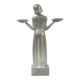 "Potina Outdoor Patio Decor Savannah's Bird Girl Garden Sculpture for