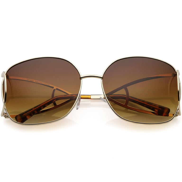 Chic Gold-Toned Square Sunglasses Bon Chic Womens Fashion Square Sunglasses main image 4