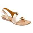 thumbnail image 1 of Sandalias de piso Marca RBCOLLECTION Exterior Sintético Color Oro RBCOLLECTION 83863, 1 of 3