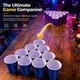 thumbnail image 3 of MODANU 16 oz Plastic Cups 50 Pcs Drinking Cups Disposable Cups with Lines Beverage Drinking Cups for Camping Barbecues Birthday Party Indoor Outdoor Events Picnics (Red), 3 of 7