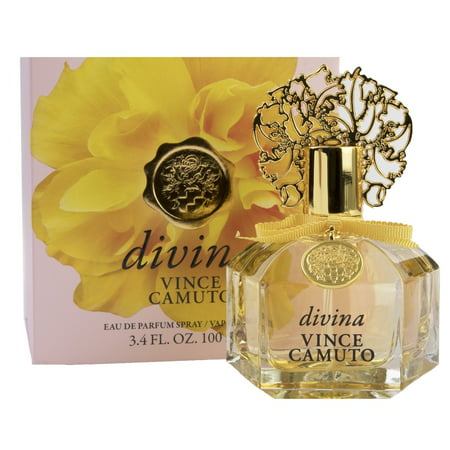 Vince Camuto Divinia Eau de Parfum Perfume Spray 3.4 fl. oz. in Gift Box Grapefruit, Florals and Musk Long-Lasting Scent - 3.4 (Best Long Lasting Perfumes For Women)