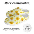 thumbnail image 6 of Lsque Ducky Cartoon Pattern Womens Comfort Cotton on Scuff With Memory Foam and Anti-skid Sole Slipper-42/43, 6 of 7