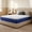 Blue, variant on Smiaoer Queen Size Hybrid Mattress, 12 inch Cooling Gel Memory Foam Mattress for Pressure Relief