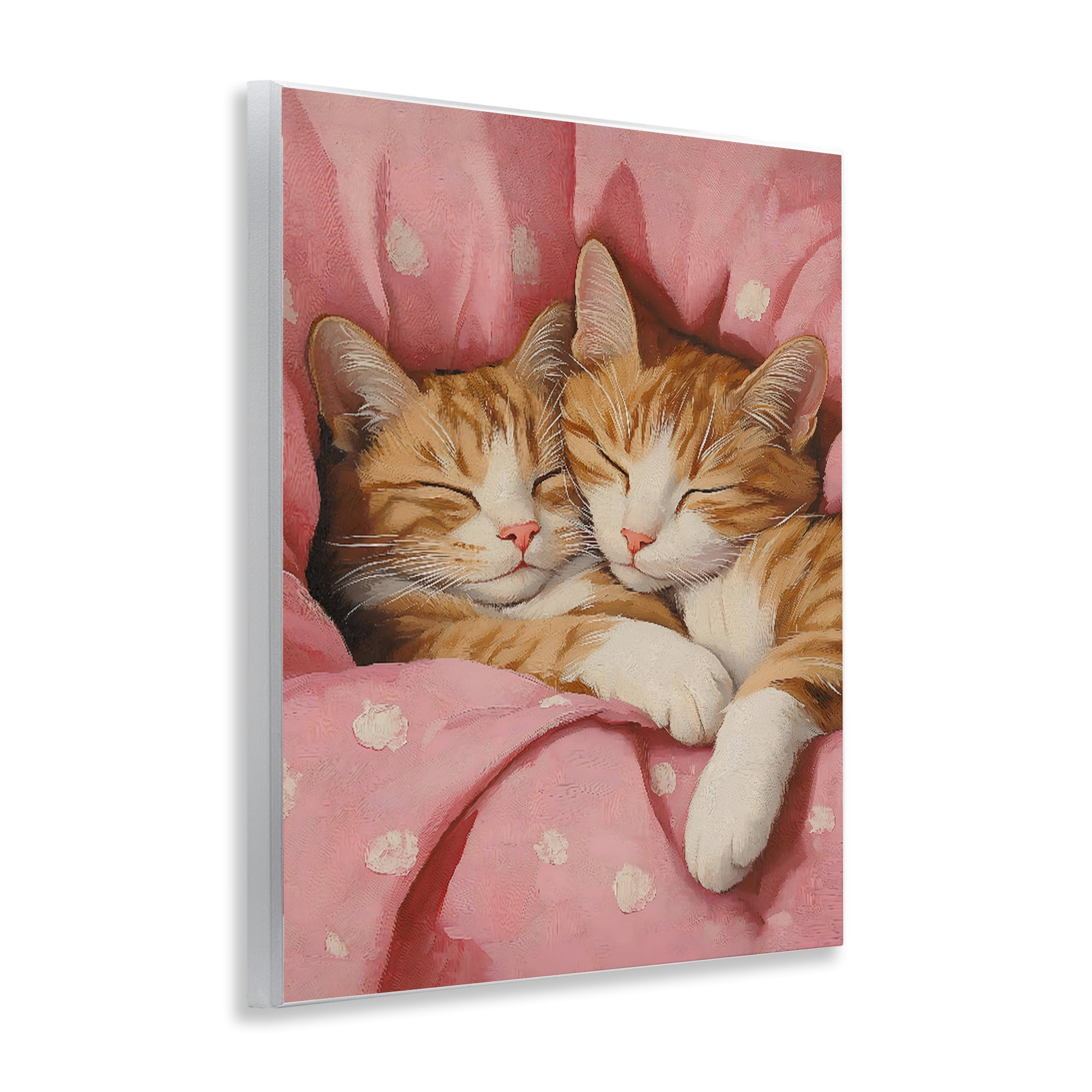 Stupell Industries Sleeping Orange Cats Embrace Wall Plaque Art, design by The Prints Vibe