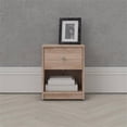 thumbnail image 2 of Tvilum Portland Contemporain 1 Tiroir Table de Chevet en Jackson Hickory, 2 of 7