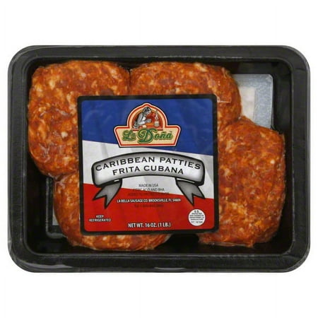 Raw Pork Caribbean Pattie