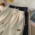thumbnail image 3 of 2023 New Baggy Striped Corduroy Sweatpants Autumn Men Casual High Street Harem Trousers Gym Y2K Vintage pantalones de mujer, 3 of 6