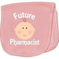 thumbnail image 2 of Inktastic Future Pharmacist Occupation Baby Burp Cloth, 2 of 3