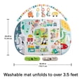 thumbnail image 6 of Fisher-Price Activity City Gym to Jumbo Playmat Extra Large for Infant to Toddler Play, 6 of 7
