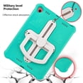 thumbnail image 3 of Case for iPad 9th/8th/7th Generation 10.2 inch Case with Shoulder Strap, Shockproof Handle Kickstand, Mini Green, 3 of 7