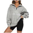 thumbnail image 2 of Tops Para Mujer Blusas de Manga Larga Moda Casual Impreso Cuello Vuelto Camiseta Suelta Otoño Jersey Odeerbi ODB185344, 2 of 6