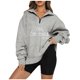 thumbnail image 2 of Tops Para Mujer Blusas de Manga Larga Moda Casual Impreso Cuello Vuelto Camiseta Suelta Otoño Jersey Odeerbi ODB185342, 2 of 6