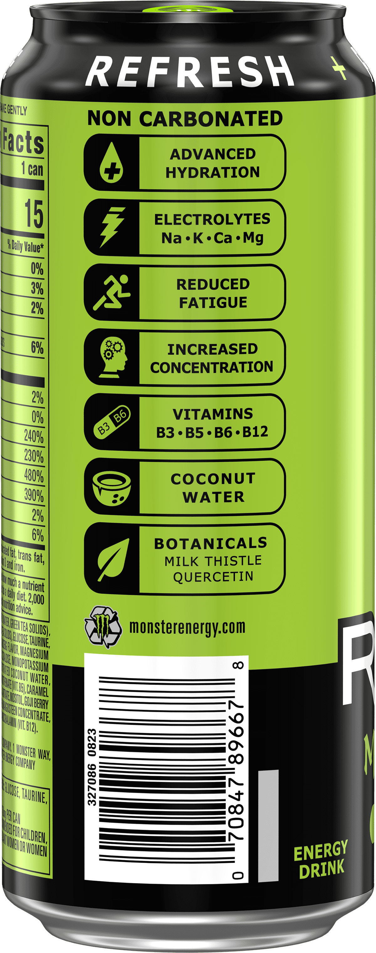 Monster Rehab Green Tea + Energy Drink, 15 Pack - 15.5 fl oz Cans
