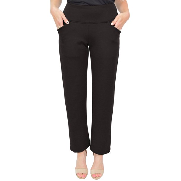 high waisted pull on pants