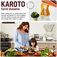 thumbnail image 2 of Sacapuntas multifuncional para frutas y verduras, pelador y cortador de pepinos, mini pelador de zanahorias, utensilios de cocina, 2 of 8