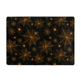 thumbnail image 7 of Area Rugs For Living Room Decor - Halloween orange Spiderweb Creative Soft Anti Slip Throw Washable Rugs 5x7 For Bedroom, Indoor Carpet For Bedroom Living Room 80x58In, 7 of 7
